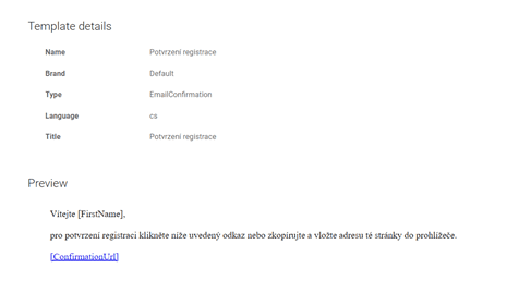 Template editor