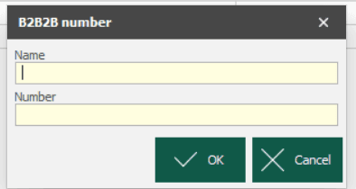 Adding a B2B2B number
