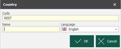 Editing a country name