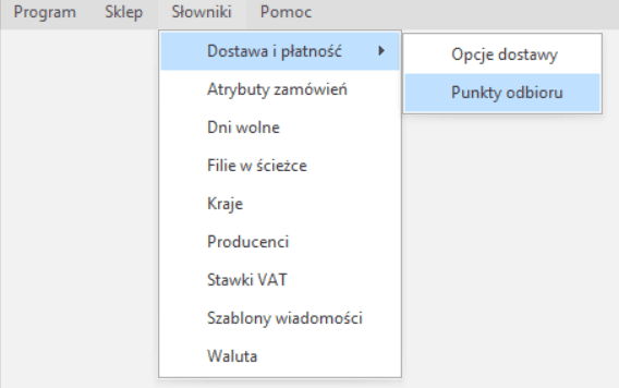 Punkty odbioru