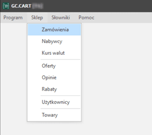 Lista zamówień
