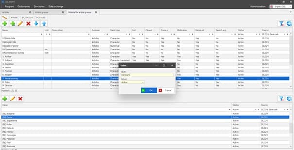 Translating criterion values