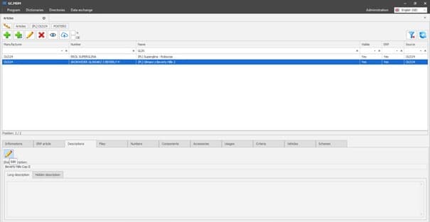 Article Information tab