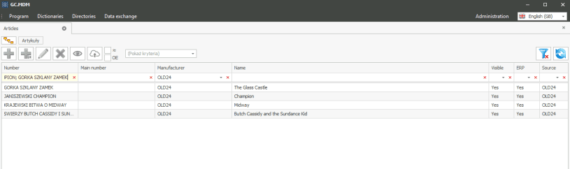 Filtering multiple items