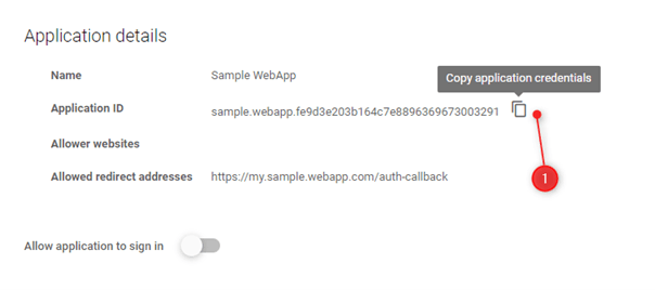 Token endpoint request in GC.AUTH